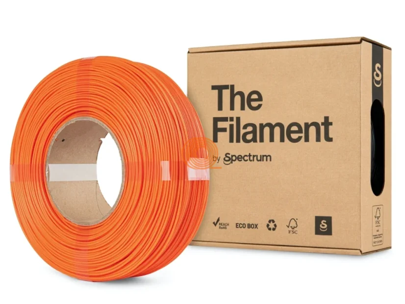 Filament TheFilament PETG Strojní Oranžová Refill [1,75mm, 1kg]