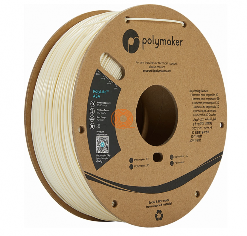 Filament Polymaker PolyLite ASA Prírodný [1,75mm, 1kg]