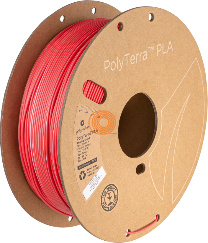Filament Polymaker PolyTerra PLA Dual Flamingo (Pink-Red) [1,75mm, 1kg]
