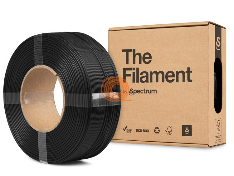 Filament TheFilament PLA MATTE Tajná Černá Refill [1,75mm, 1kg]