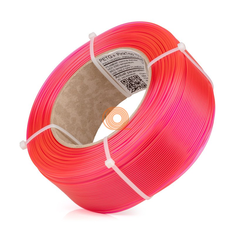 Filament ABAFLEX PETG+ Pink Transparent Refill [1,75mm, 0.75kg]
