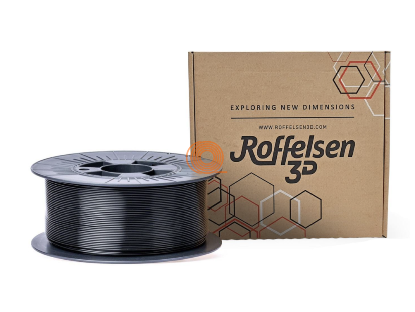 Filament Roffelsen3D ABS Černá [1,75mm, 1kg]