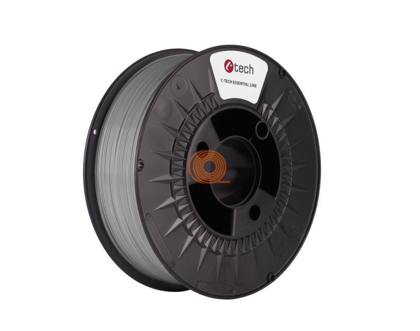 Filament C-TECH Essential Line PETG Šedá [1,75mm, 1kg]