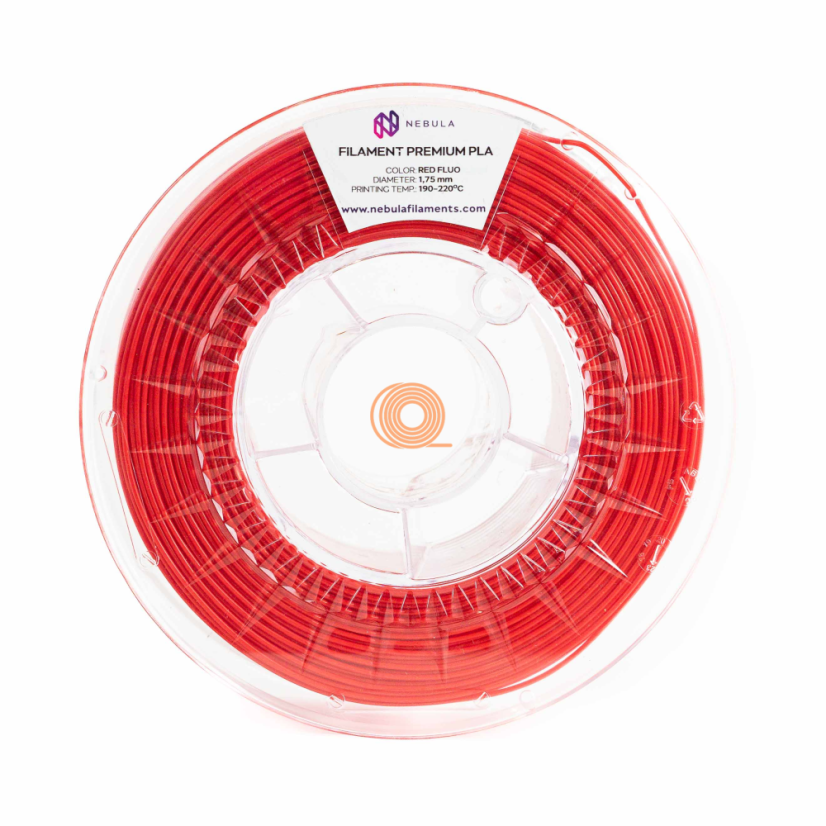 Filament Nebula PLA Červená Fluo [1,75mm, 1kg]