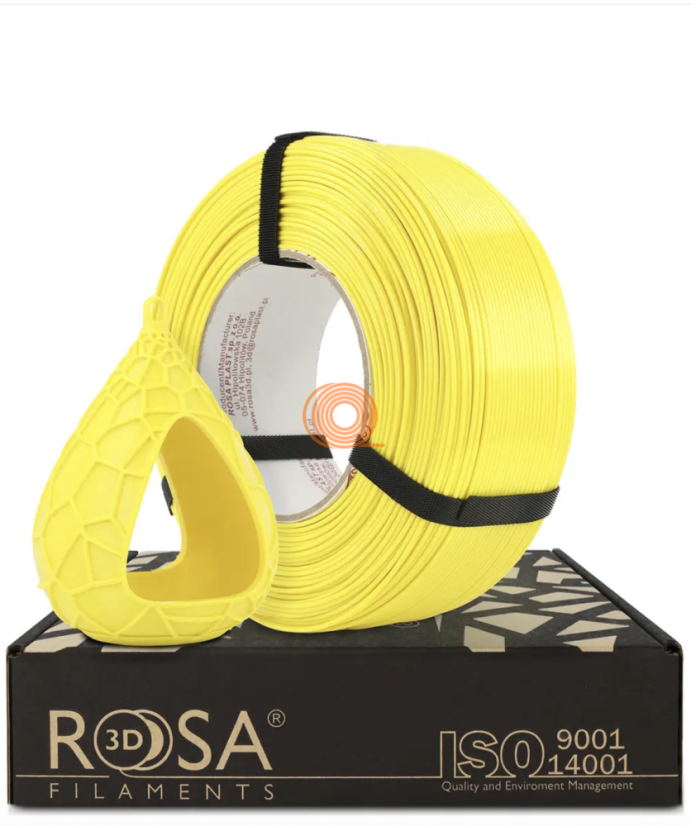 Filament ROSA3D PETG Standard HS Leuchtendes Gelb Refill [1,75mm, 1kg]