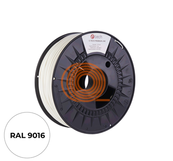 Filament C-TECH Premium Line FLEX Dopravní Bílá [1,75mm, 1kg]