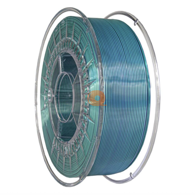Filament DevilDesign SILK DUAL Zimna Zielona/Fioletowy [1,75mm, 1kg]