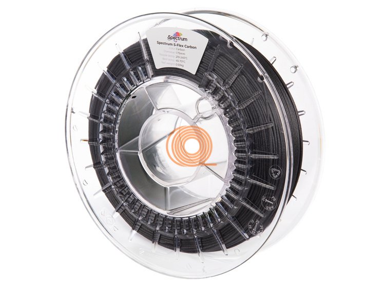 Filament Spectrum S-Flex TPU-98A Carbon [1,75mm, 0.5kg]