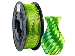 Filament 3DPower SILK Dual Color Zelená&Žlutá [1,75mm, 1kg]