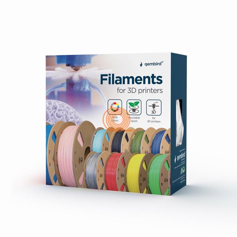 Filament Gembird PLA Fialová [1,75mm, 1kg]