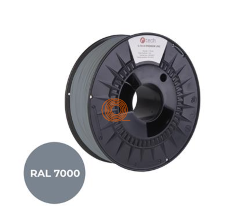 Filament C-TECH Premium Line PLA Veverčí Šedá [1,75mm, 1kg]