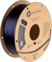 Filament Polymaker PolyLite PETG Transparentní Modrá [1,75mm, 1kg]