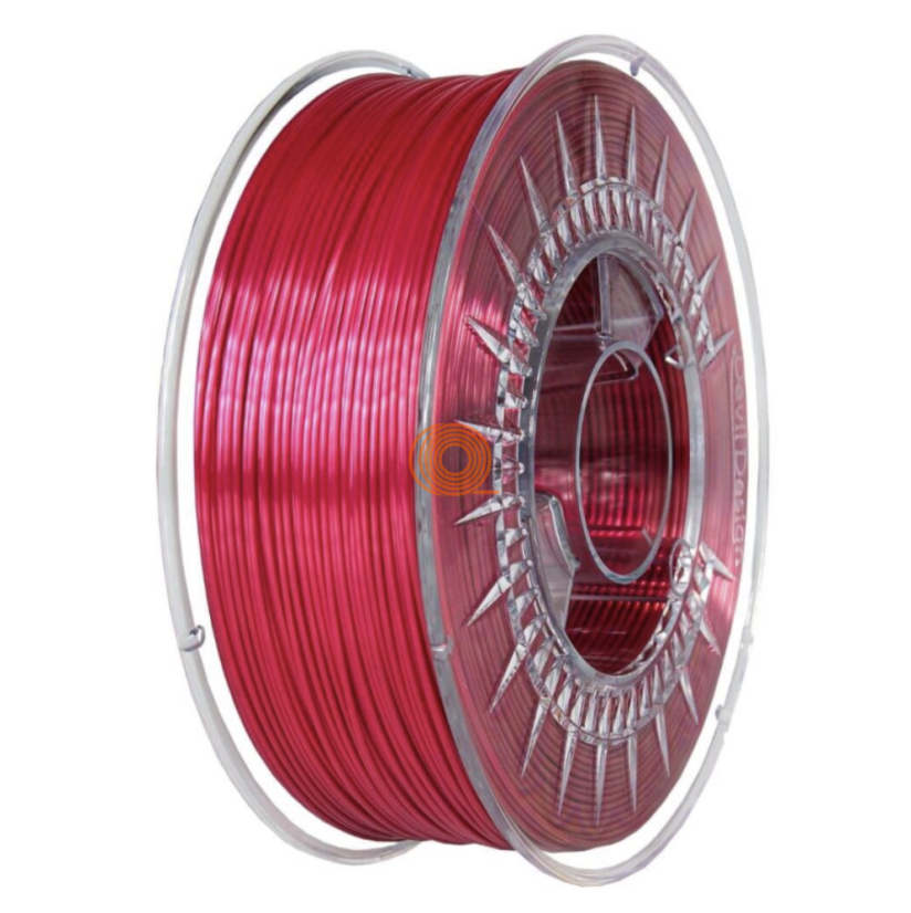 Filament DevilDesign SILK Tmavě Červená [1,75mm, 1kg]