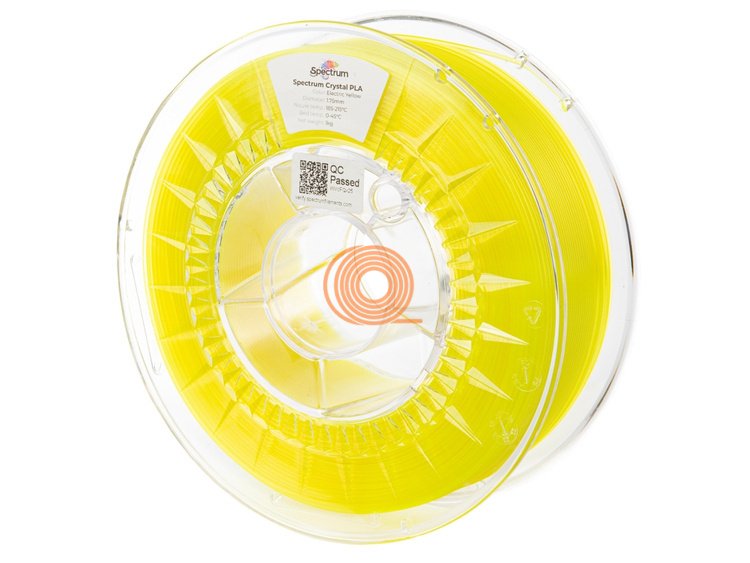 Filament Spectrum PLA Premium Crystal Electric Yellow [1,75mm, 1kg]