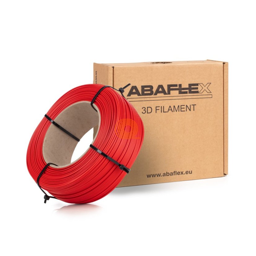Filament ABAFLEX PLA Czerwony Refill [1,75mm, 0.75kg]