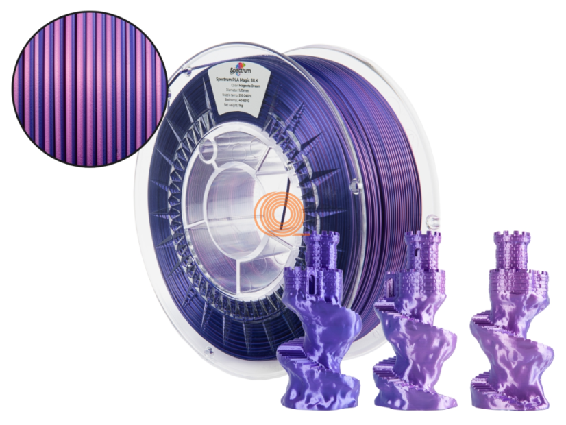 Filament Spectrum SILK MAGIC Magenta Dream [1,75mm, 1kg]