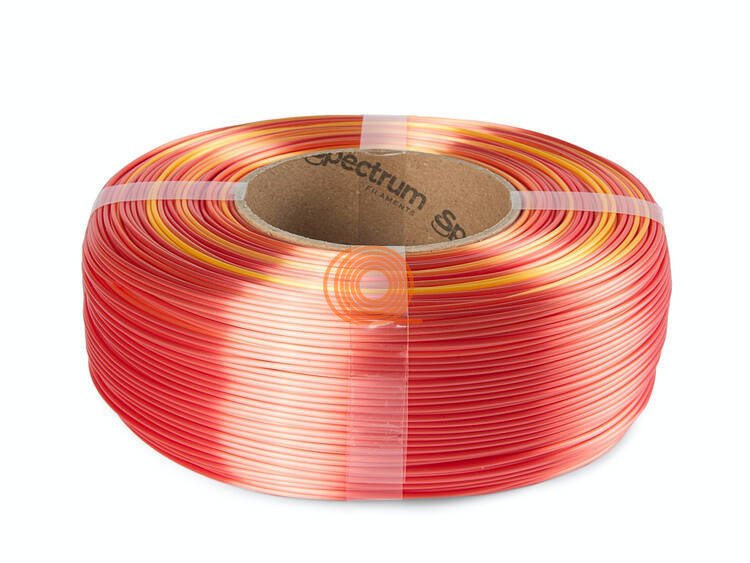 Filament Spectrum SILK RAINBOW Fire Red Refill [1,75mm, 1kg]