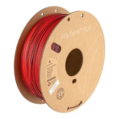 Filament Polymaker PolyTerra PLA Podwójny Cień (Czerwono-Czarny) [1,75mm, 1kg]