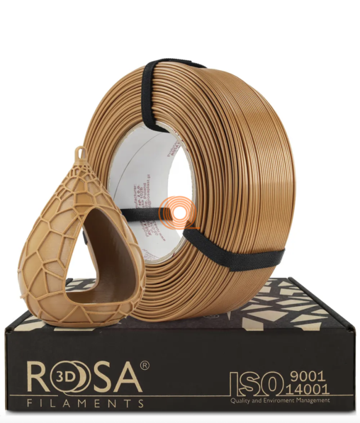 Filament ROSA3D PETG Standard HS Jasnobrązowy Refill [1,75mm, 1kg]