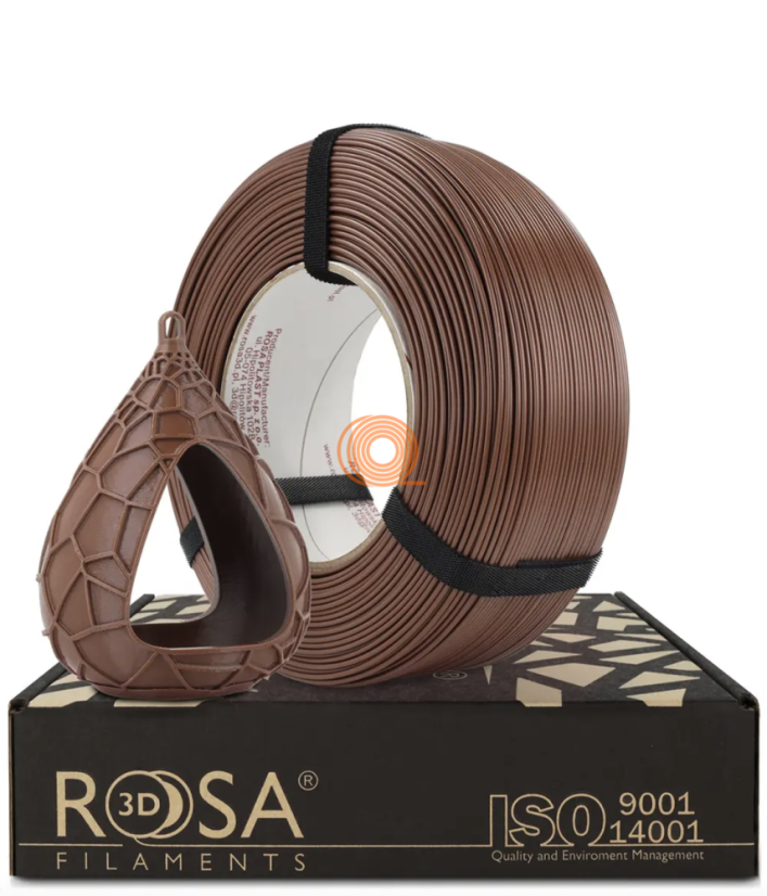 Filament ROSA3D PETG Standard HS Mléčná čokoláda hnědá Refill [1,75mm, 1kg]