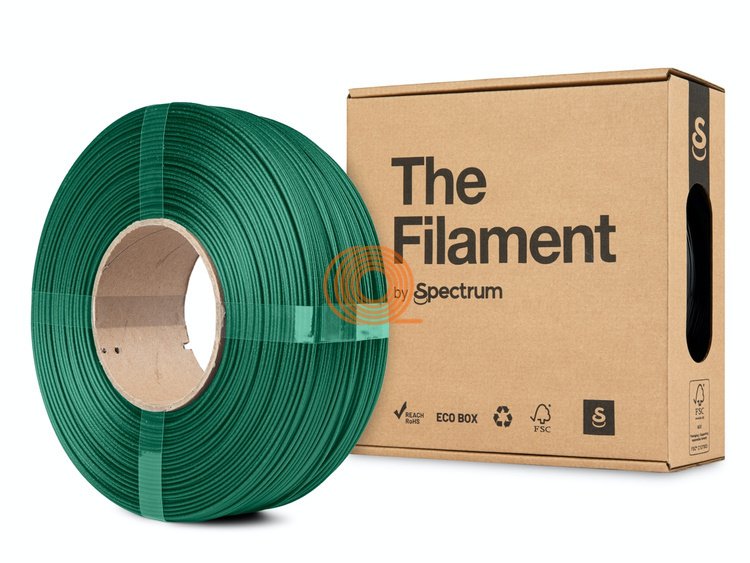 Filament TheFilament PETG CF Zelená Refill [1,75mm, 1kg]