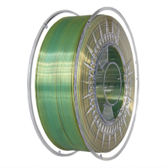 Filament DevilDesign SILK DUAL Zimna Zielona/Złoto [1,75mm, 1kg]