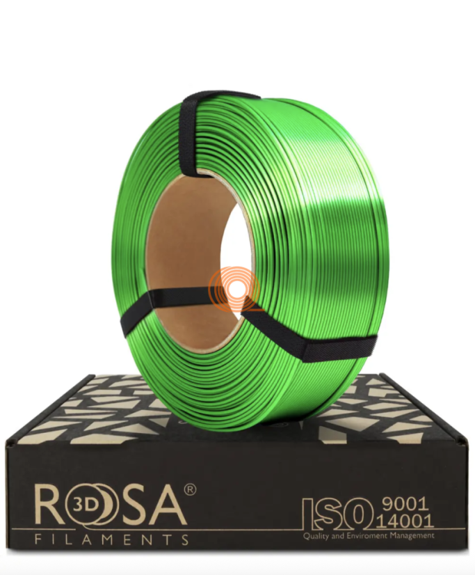 Filament ROSA3D SILK Green Refill [1,75mm, 1kg]