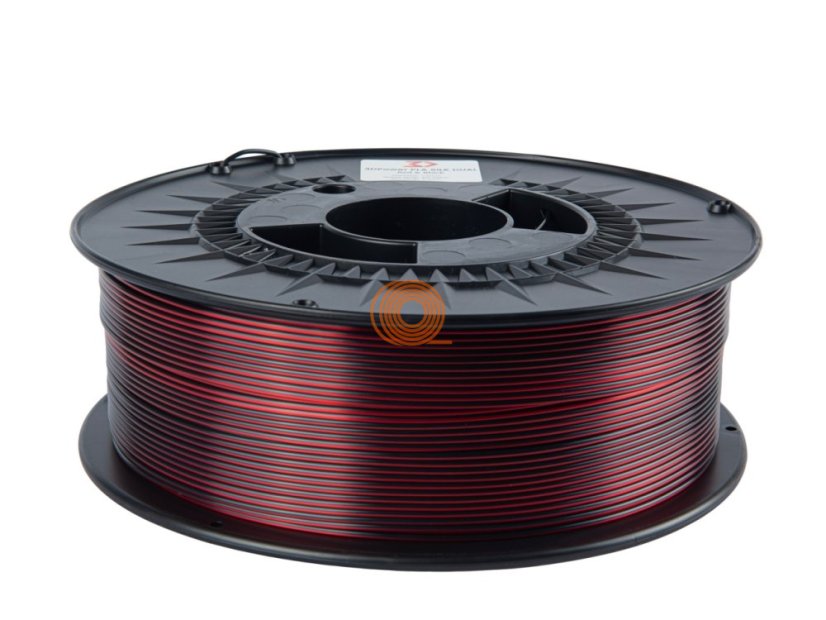 Filament 3DPower SILK Dual Color Czerwony&Czarny [1,75mm, 1kg]