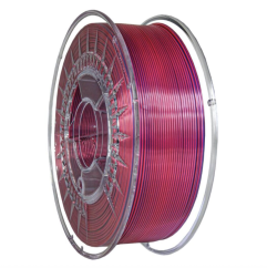 Filament DevilDesign SILK DUAL Ciemnoczerwony/Super Fioletowy[1,75mm, 1kg]