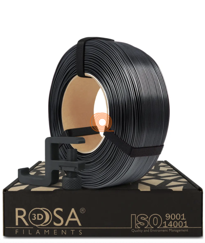 Filament ROSA3D PCTG Černá Refill [1,75mm, 1kg]