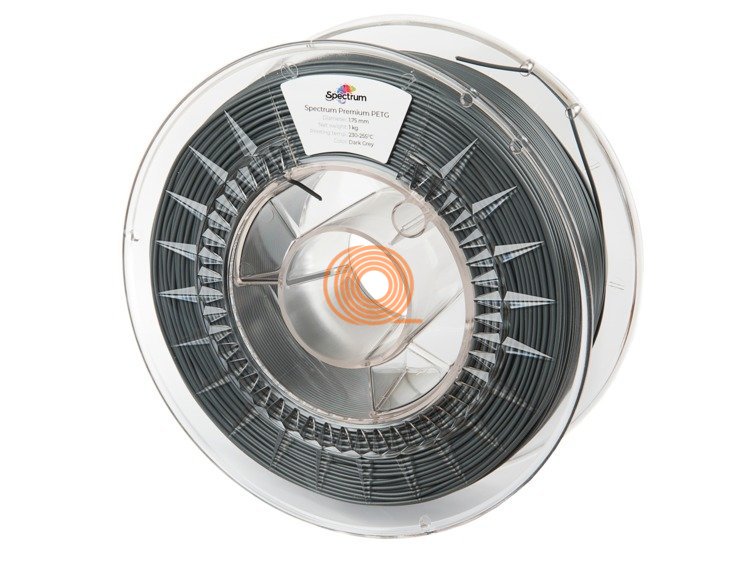 Filament Spectrum PET-G Premium Dark Grey [1,75mm, 1kg]