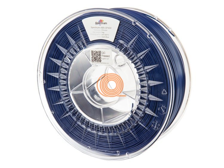 Filament Spectrum ABS GP450 Tmavě Modrá [1,75mm, 1kg]