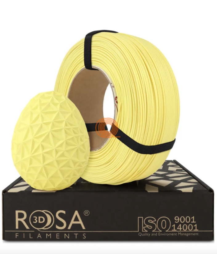 Filament ROSA3D PLA Pastel Žlutá Refill [1,75mm, 1kg]