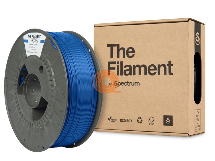 Filament TheFilament FLEX 87A Modrá [1,75mm, 1kg]