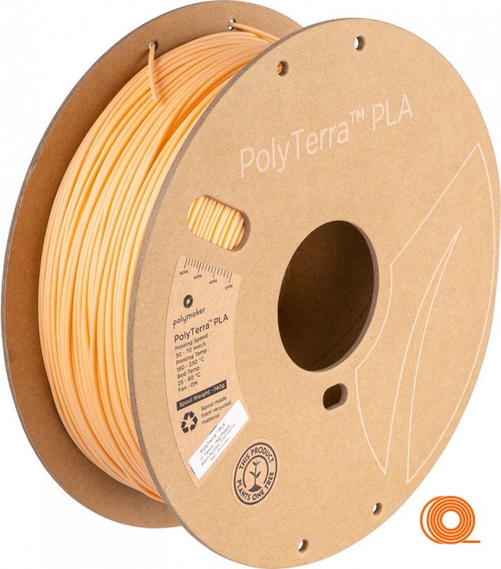 Filament Polymaker PolyTerra PLA Broskvová