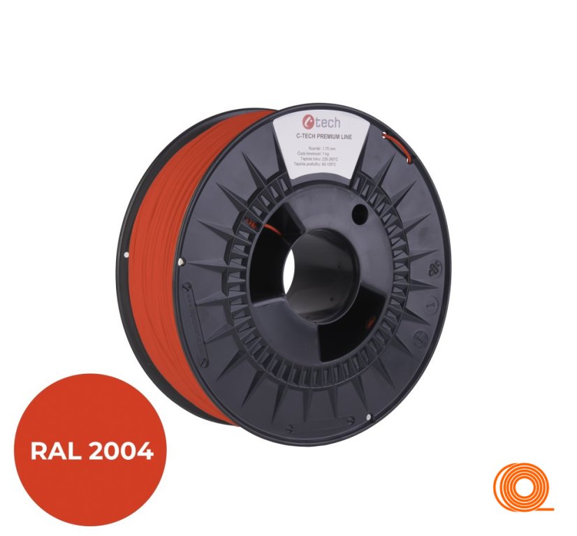 Filament C-TECH Premium Line PETG Pure Orange