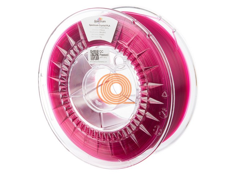 Filament Spectrum PLA Premium Crystal Mražená Jahoda [1,75mm, 1kg]
