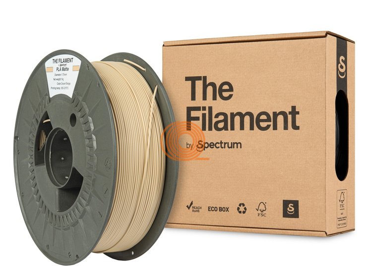 Filament TheFilament PLA MATTE Wüstenbeige [1,75mm, 1kg]