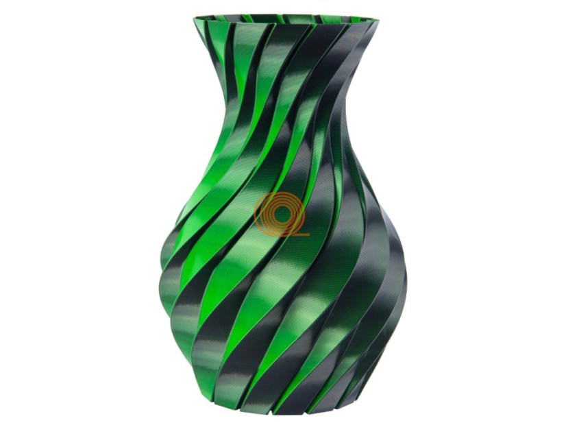 Filament 3DPower SILK Dual Color Zelená&Čierna [1,75mm, 1kg]