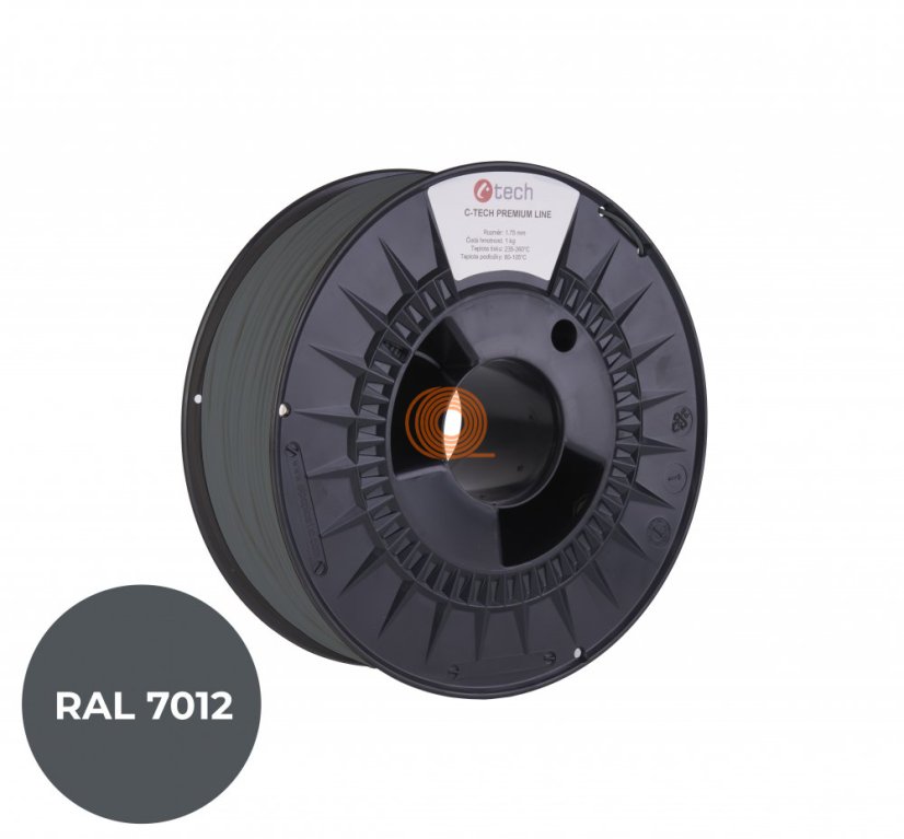 Filament C-TECH Premium Line ASA Basalt Grey [1,75mm, 1kg]