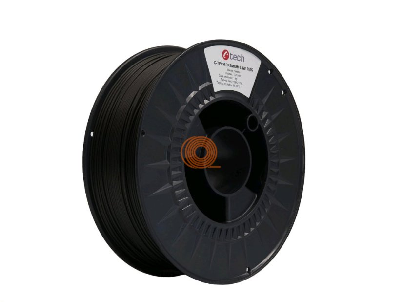 Filament C-TECH Premium Line PETG Carbon [1,75mm, 1kg]