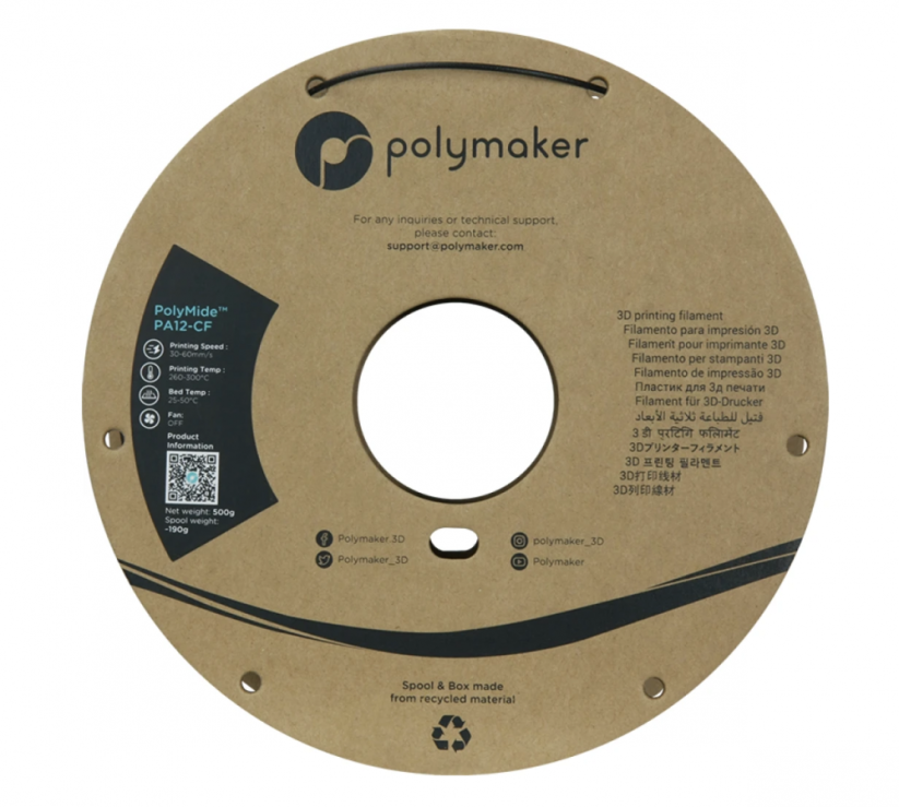 Polymaker PA12-CF Black