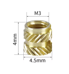 Tepelná závitová vložka (heat insert) M3