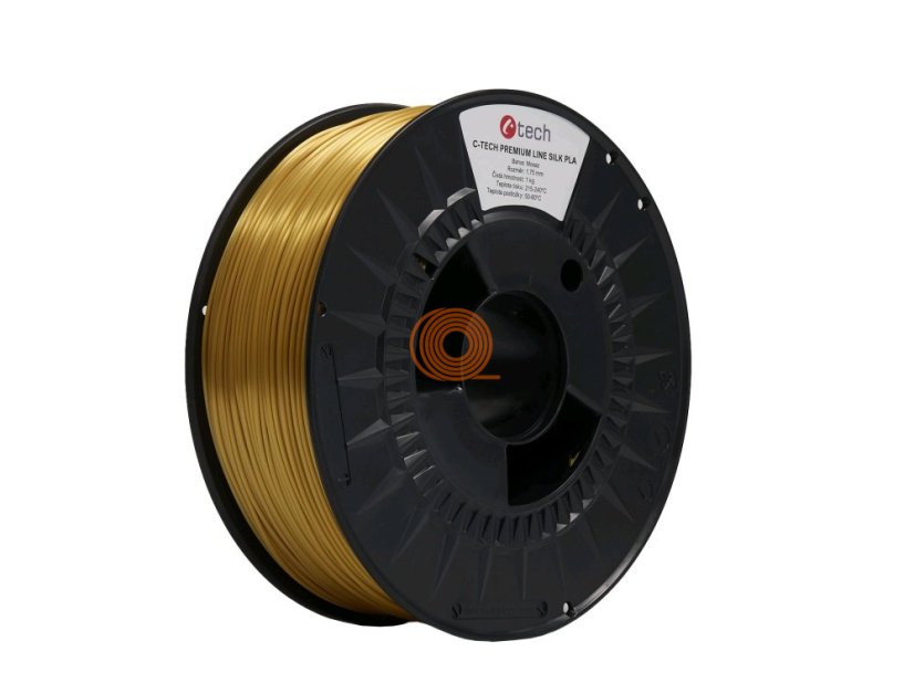 Filament C-TECH Premium Line SILK Brass [1,75mm, 1kg]